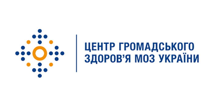 Логотип центру громадського здоров'я Укранїни